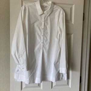 JJill white tunic blouse size 2X